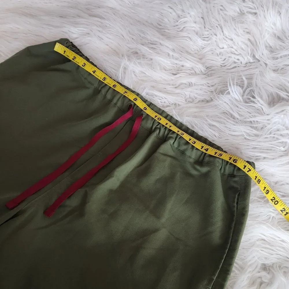 FIGS Technical‎ Collection Mens XL Pisco Basic Scrub Pants Olive Green 35x28